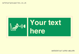 Custom safe condition child seat presence orientation detection system
